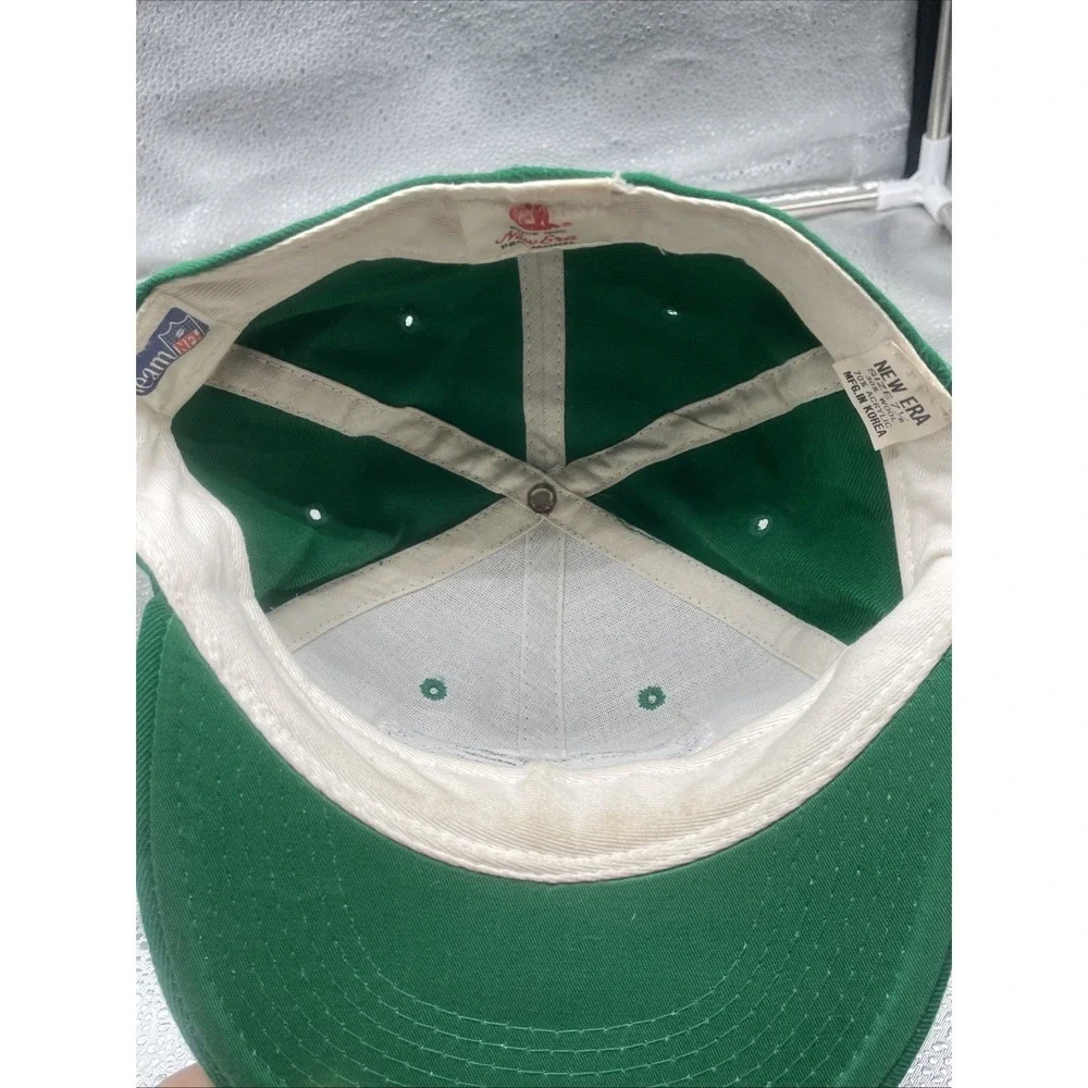 Vintage 90s Philadelphia Eagles Kelly Green Fitted 7 1/4 New Era Pro Cap